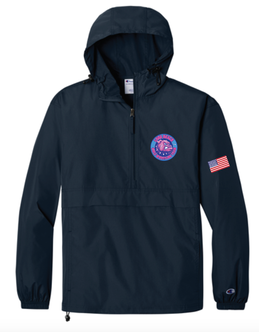 LBHS GIRLS WRESTLING PRINTED CHAMPION WINDBREAKER c0200