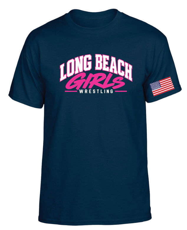 LBHS GIRLS WRESTLING Youth and Adult Short Sleeve Shirts 8000/B