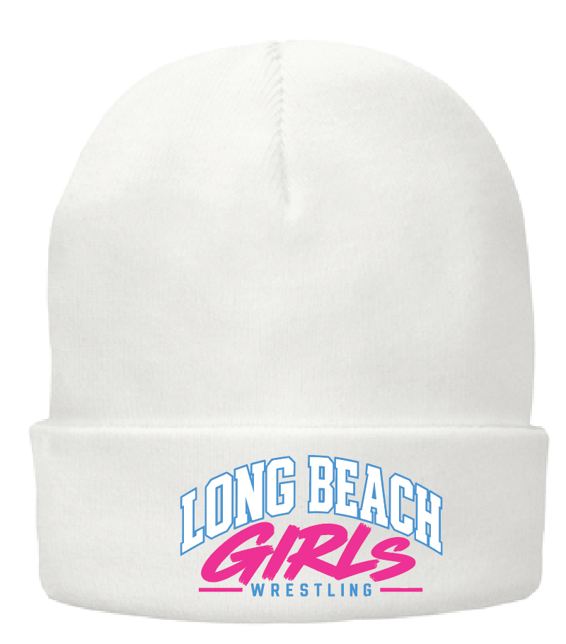 LBHS GIRLS WRESTLING Embroidered Beanie CP90L