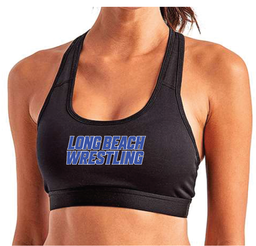 LONG BEACH USA WRESTLING CLUB LadiesSports Bra