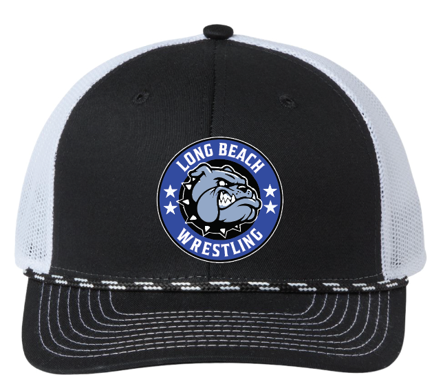 LONG BEACH USA WRESTLING CLUB Embroidered Rope Trucker Hat