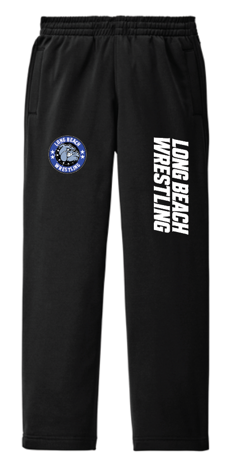 LONG BEACH USA WRESTLING CLUB Youth Open Bottom Sweatpants