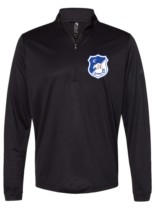 LB Soccer Embroidered adidas 1/4 zip 365L