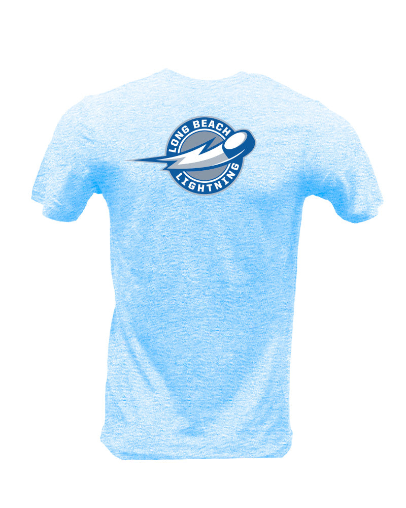 Long Beach Lightning Slap Shot Sleeve Cotton Tee