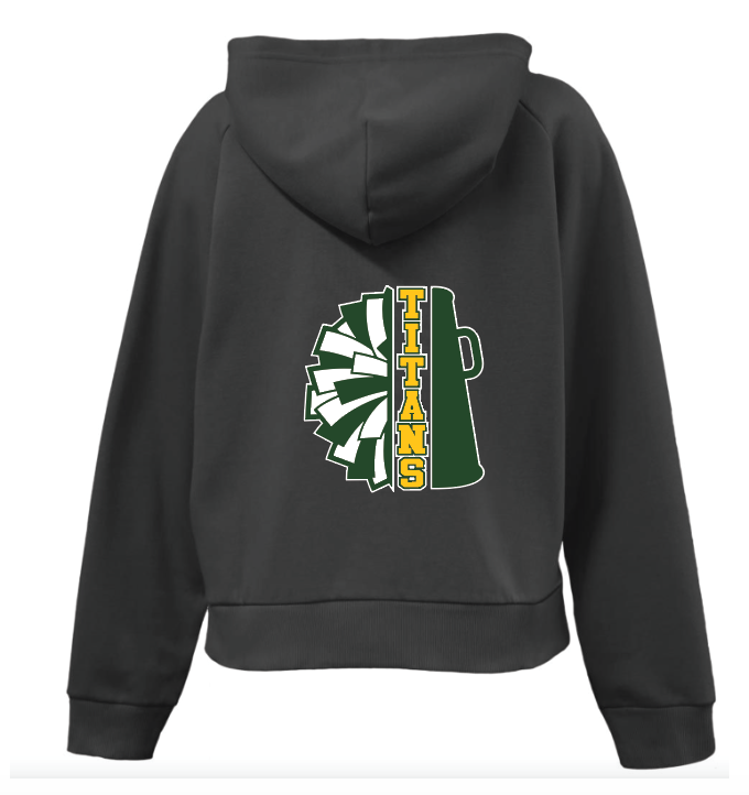 LYNBROOK CHEER WARMUPS  Pennant Womens half-zip hoodie