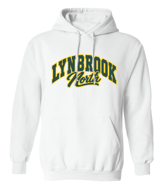 Lynbrook North Script Hoodie 18500/B