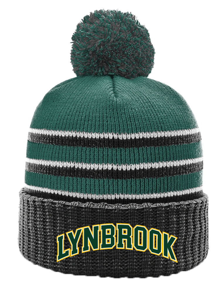 LYNBROOK SOUTH EMBROIDERED POM POM BEANIE E99104