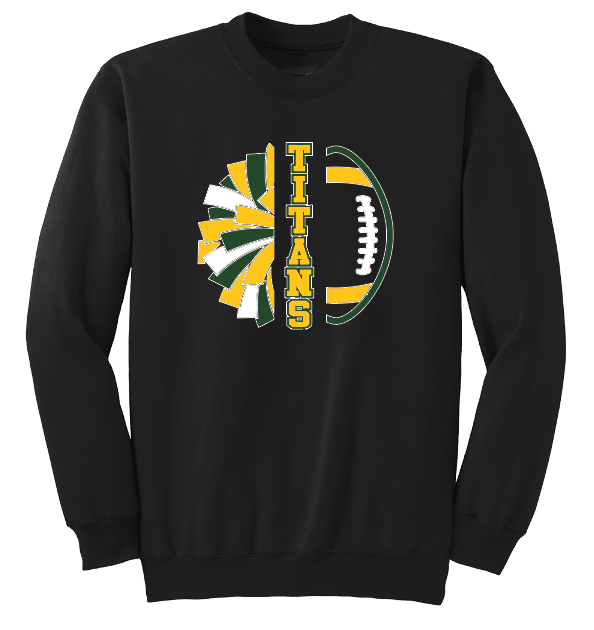 LYNBROOK TITANS FOOTBALL AND CHEER COMBO CREWNECKS