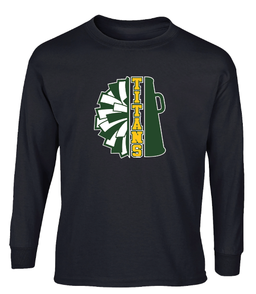 LYNBROOK TITANS FOOTBALL AND CHEER LONG SLEEVE TEE