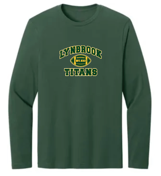 LYNBROOK TITANS FOOTBALL AND CHEER FOOTBALL LONG SLEEVE TEE