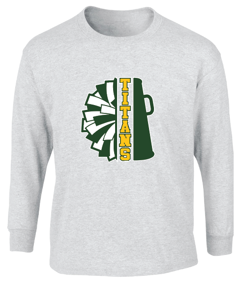 LYNBROOK TITANS FOOTBALL AND CHEER LONG SLEEVE TEE