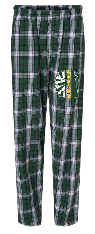 LYNBROOK TITANS FOOTBALL AND CHEER FLANNEL PJ PANTS