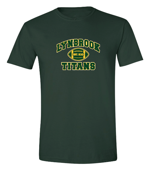LYNBROOK TITANS FOOTBALL AND CHEER SHORT SLEEVE TEE
