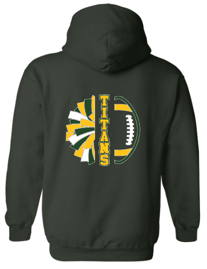 LYNBROOK TITANS FOOTBALL AND CHEER COMBO HOODIE
