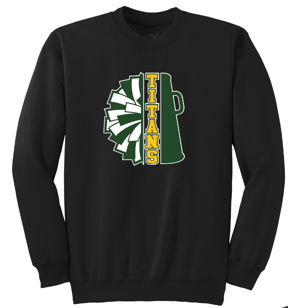 LYNBROOK TITANS FOOTBALL AND CHEER CREWNECK