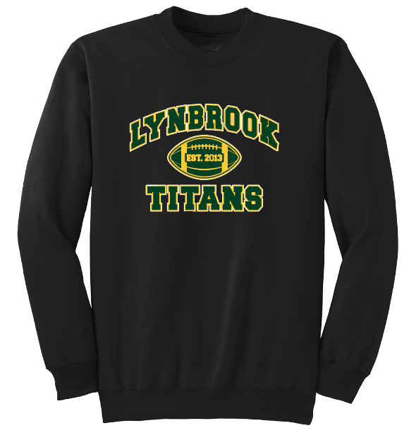 LYNBROOK TITANS FOOTBALL AND CHEER CREWNECKS