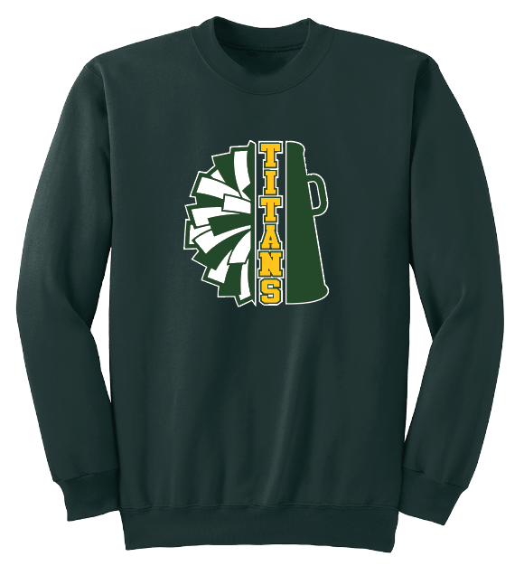 LYNBROOK TITANS FOOTBALL AND CHEER CREWNECK