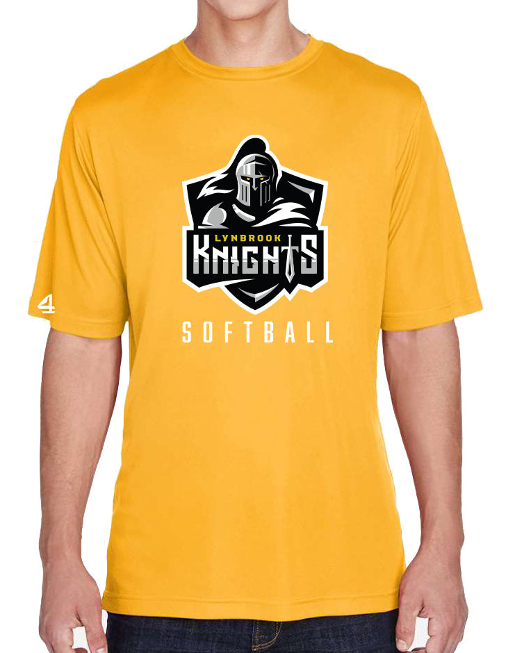 Lynbrook Knights Softball Knight short Sleeve Performance Tee