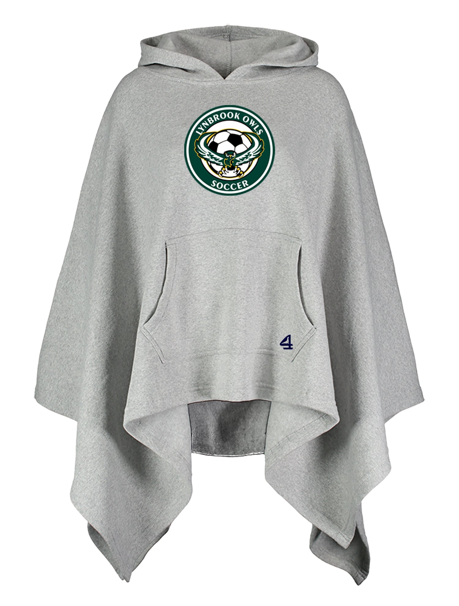 Lynbrook Owls Soccer Poncho