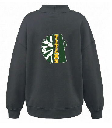LYNBROOK CHEER WARMUPS Mock neck sweatshirt