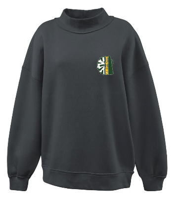 LYNBROOK CHEER WARMUPS Mock neck sweatshirt