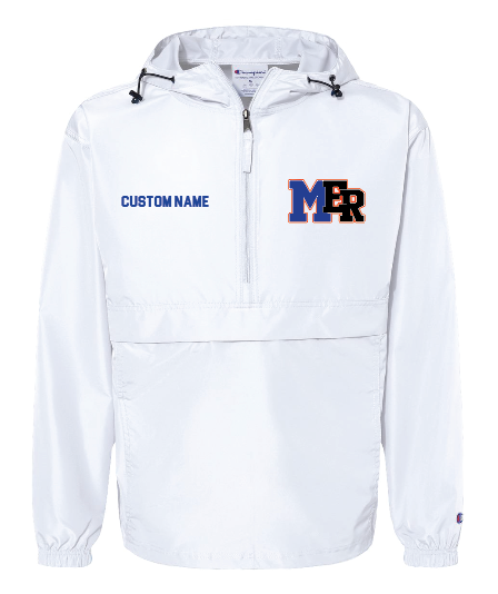 Malverne East Rockaway Soccer Embroidered Champion 1/4 zip Windbreaker