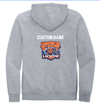 MALVERNE EAST ROCKAWAY LACROSSE Full Zip Hoodie
