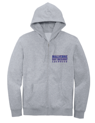 MALVERNE EAST ROCKAWAY LACROSSE Full Zip Hoodie