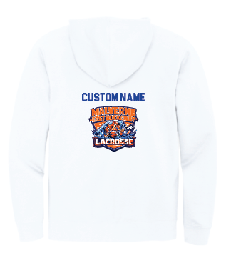 MALVERNE EAST ROCKAWAY LACROSSE Full Zip Hoodie