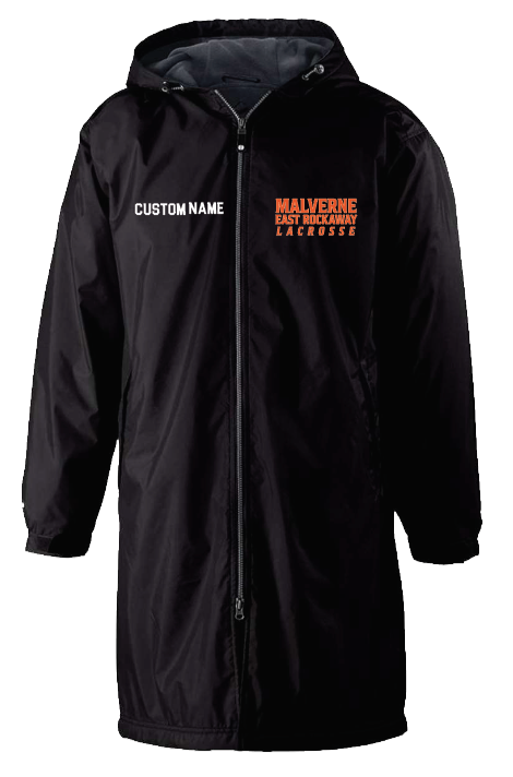 MALVERNE EAST ROCKAWAY LACROSSE embroided and printed  Long Jacket