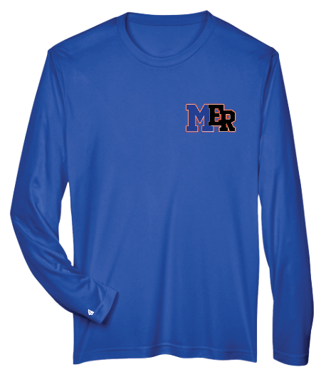 Malverne East Rockaway Soccer Performance Long Sleeve Graphic Tee
