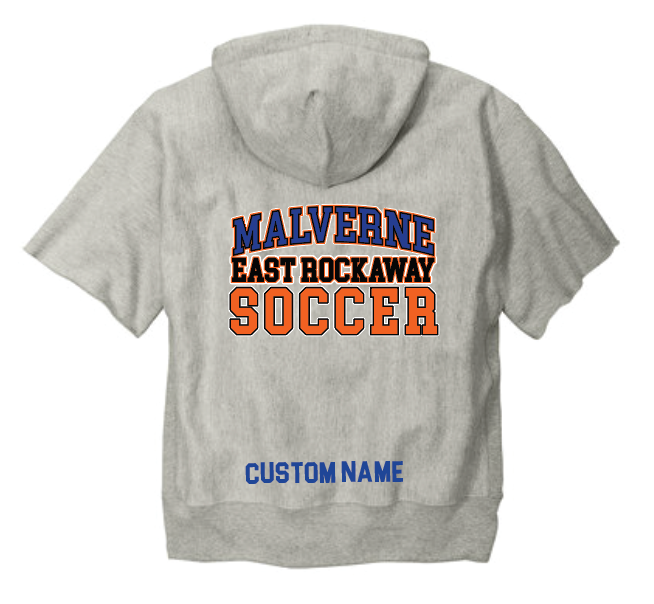 Malverne East Rockaway Soccer Champion Sleeved Hooded Sweatshirt
