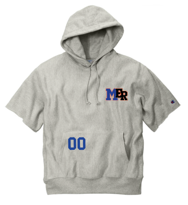 Malverne East Rockaway Soccer Champion Sleeved Hooded Sweatshirt