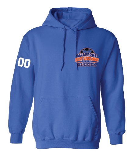Malverne East Rockaway Soccer Left Logo Hoodie 8500