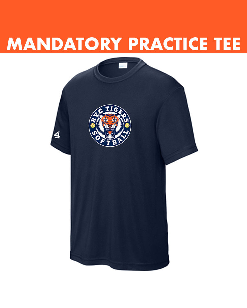 RVC Tigers Softball Short Sleeve Performance Tee