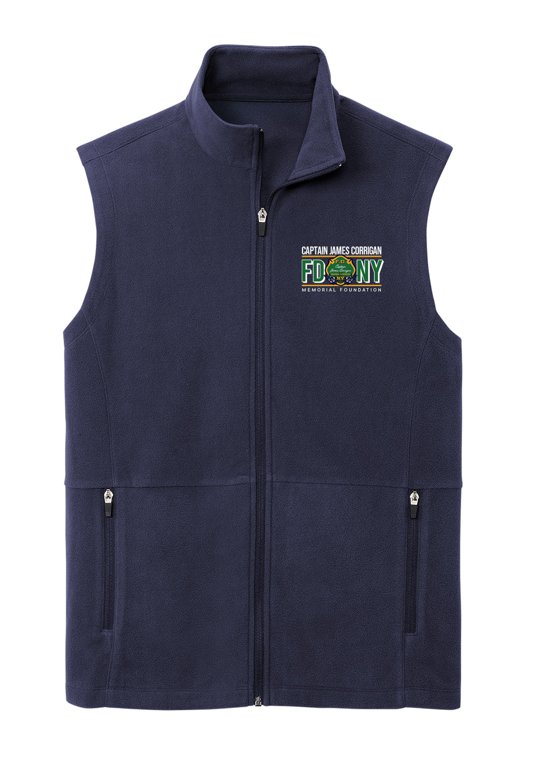 Captain Corrigan Memorial FDNY Embroidered Mens Fleece Vest