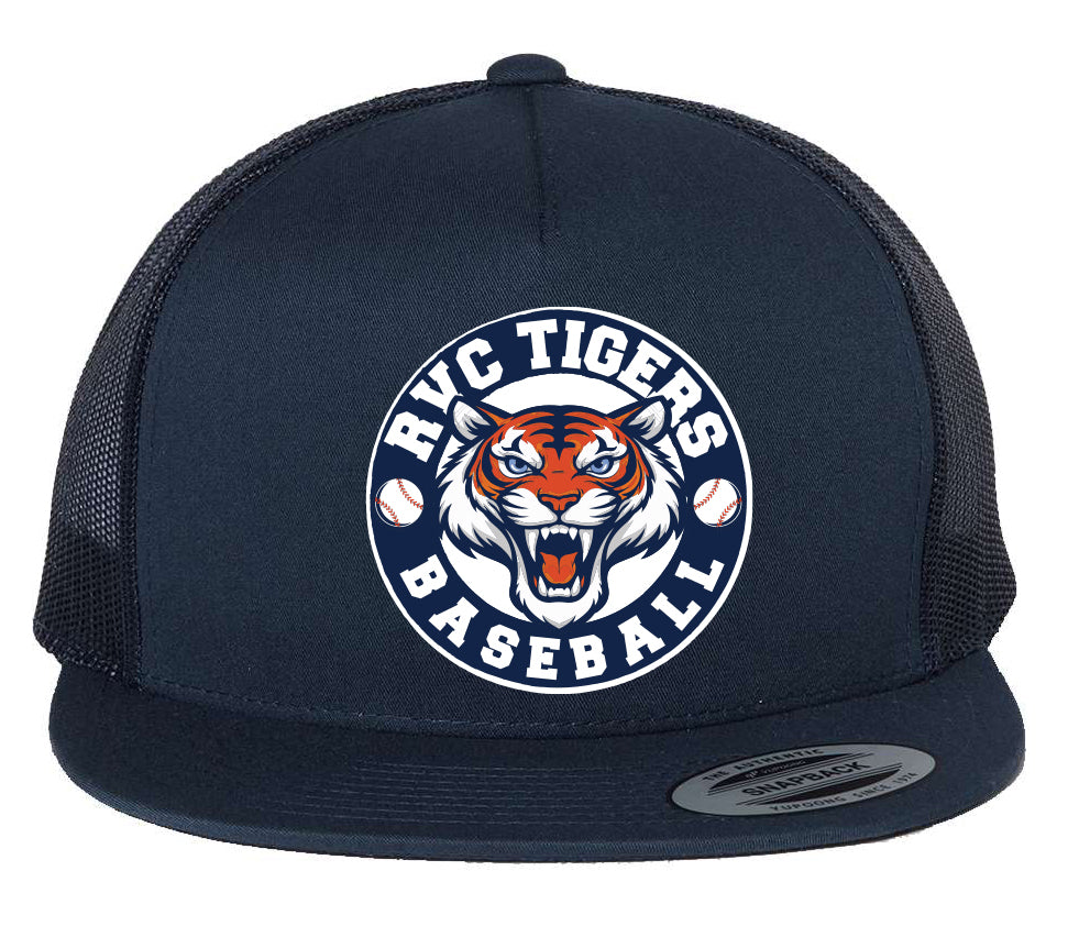 RVC TIGERS BASEBALL PRINTED SNAPBACK TRUCKER HAT
