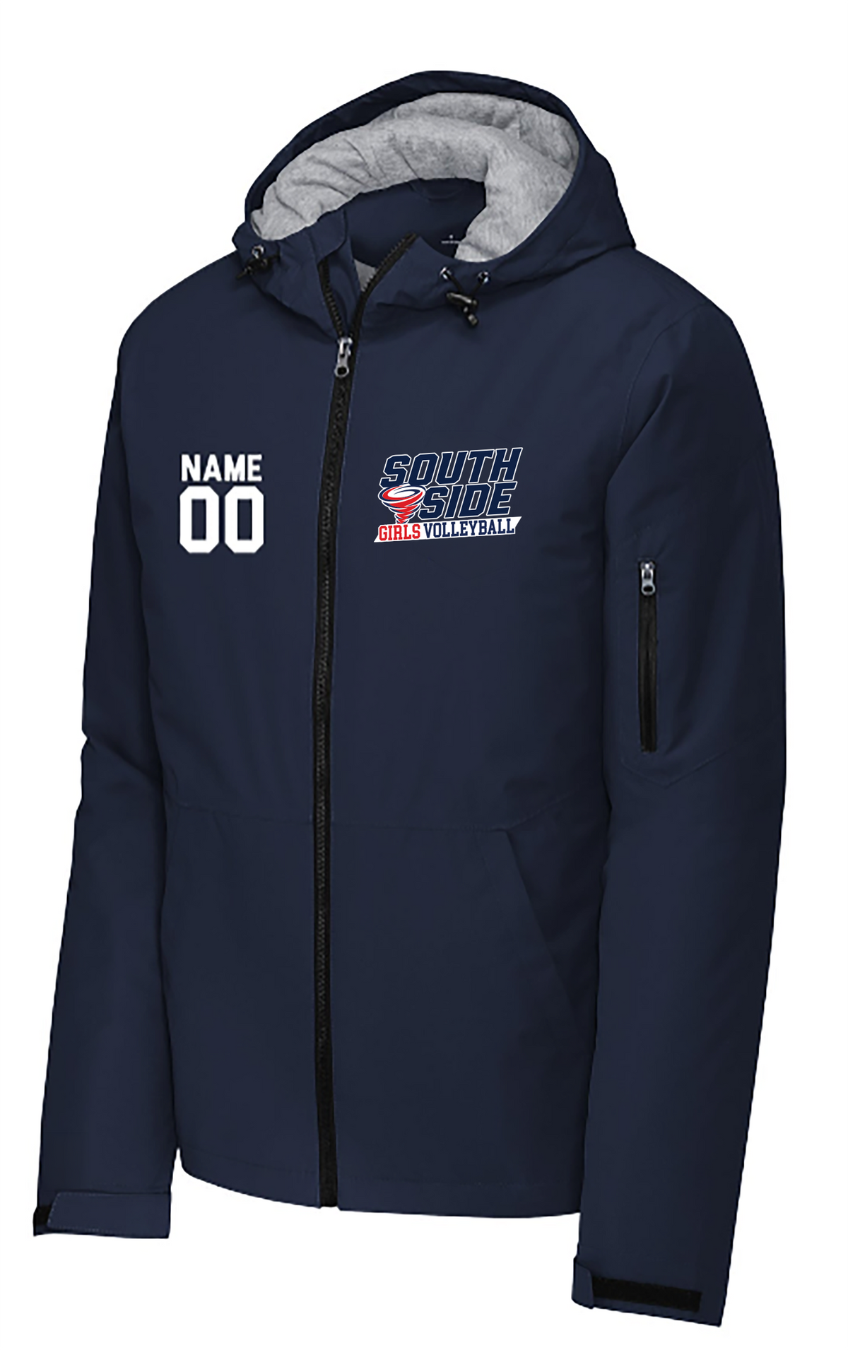 SOUTH SIDE GIRLS VOLLEYBALL Waterproof Jacket
