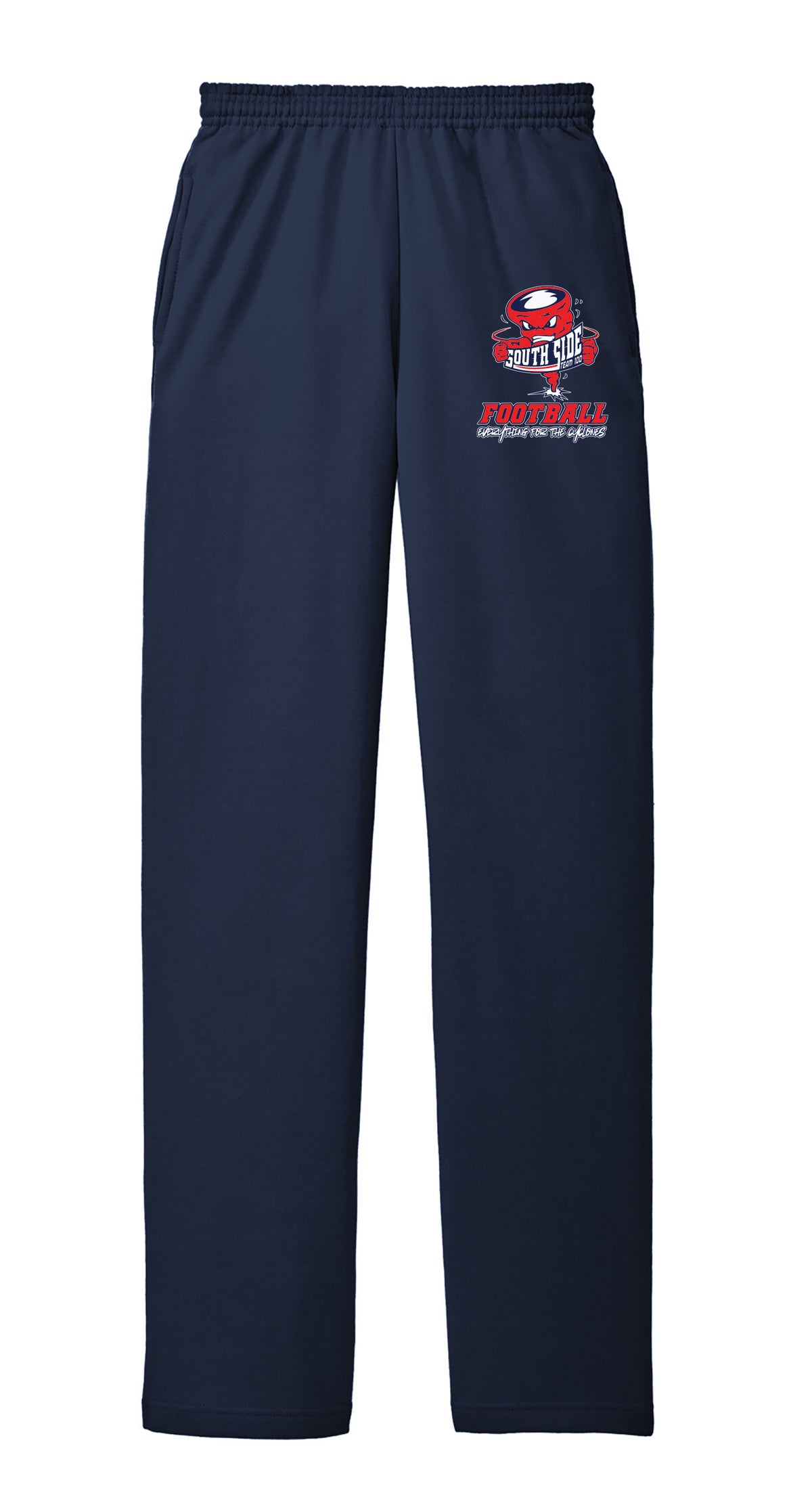 SOUTH SIDE MIDDLE SCHOOL FOOTBALL 2026 Open Bottom Sweatpants