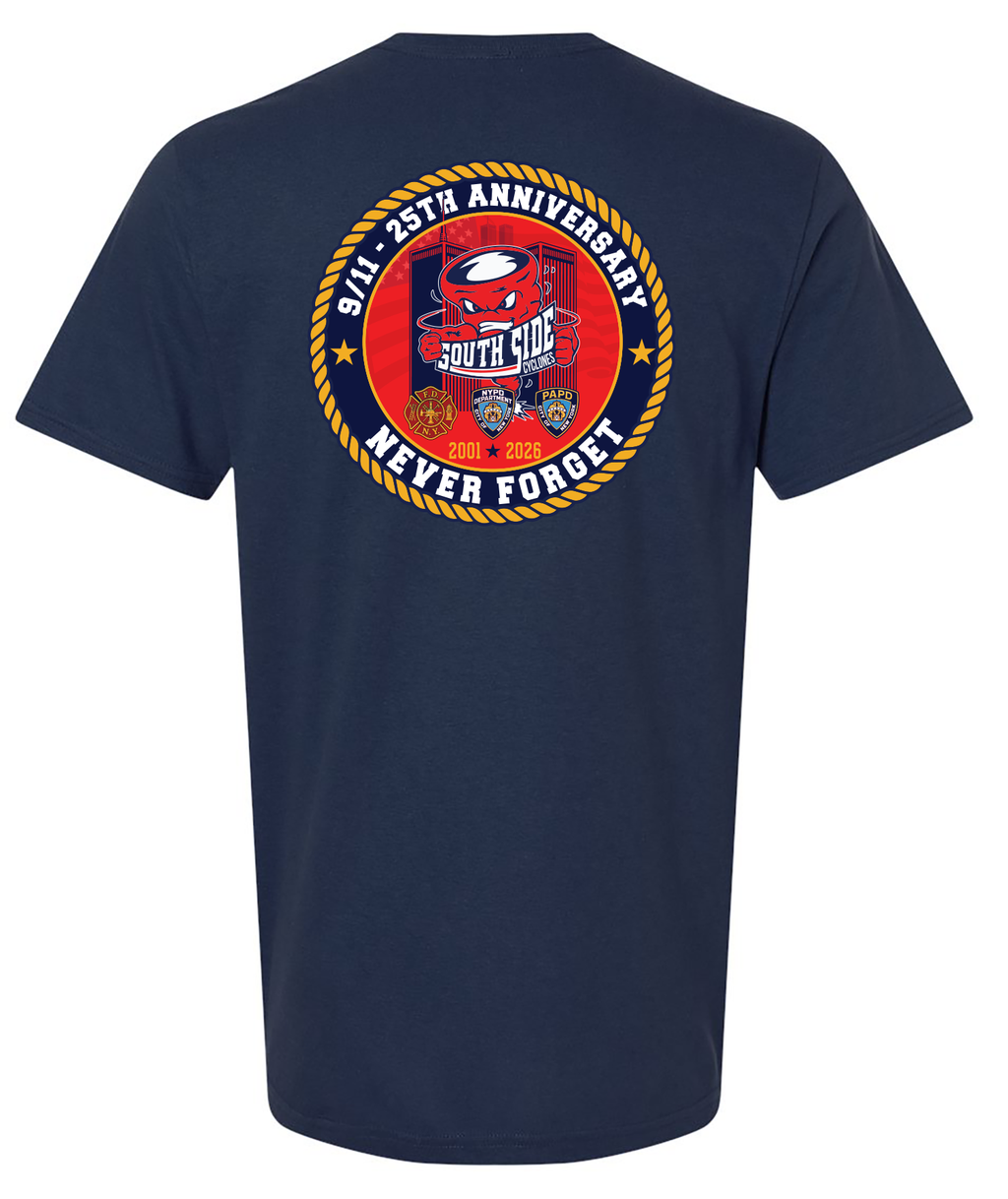 South Side High School Football 911 Never Forget T-shirt