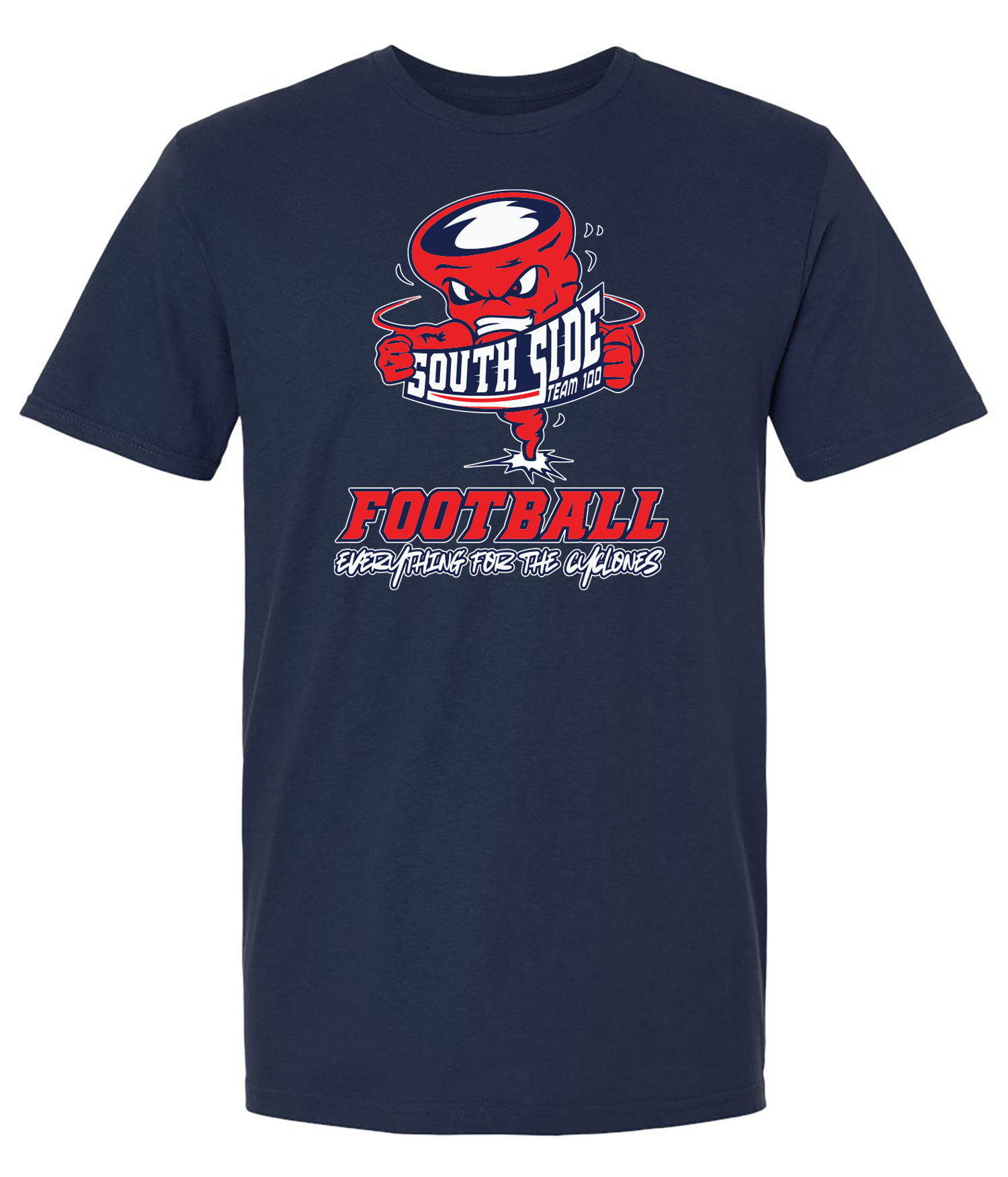 South Side High School Football Team100 T-shirt