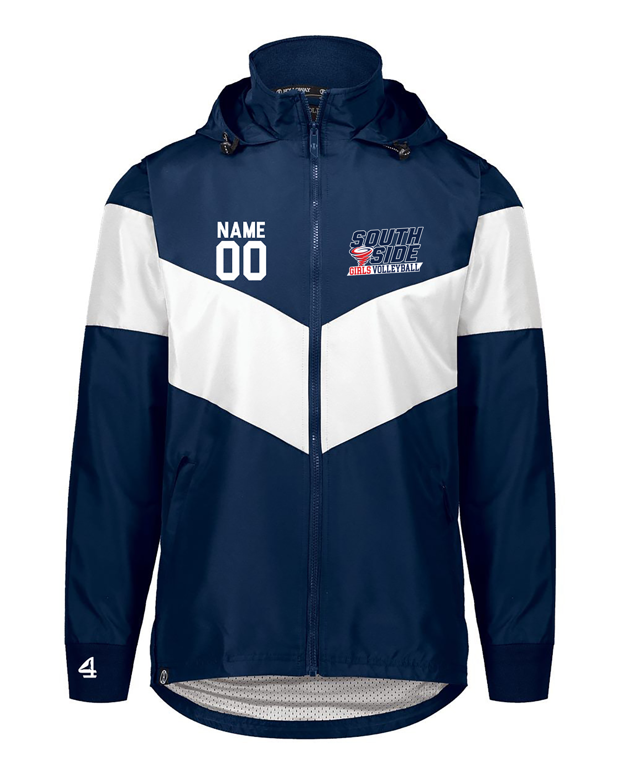 SOUTH SIDE GIRLS VOLLEYBALL hooded Jacket