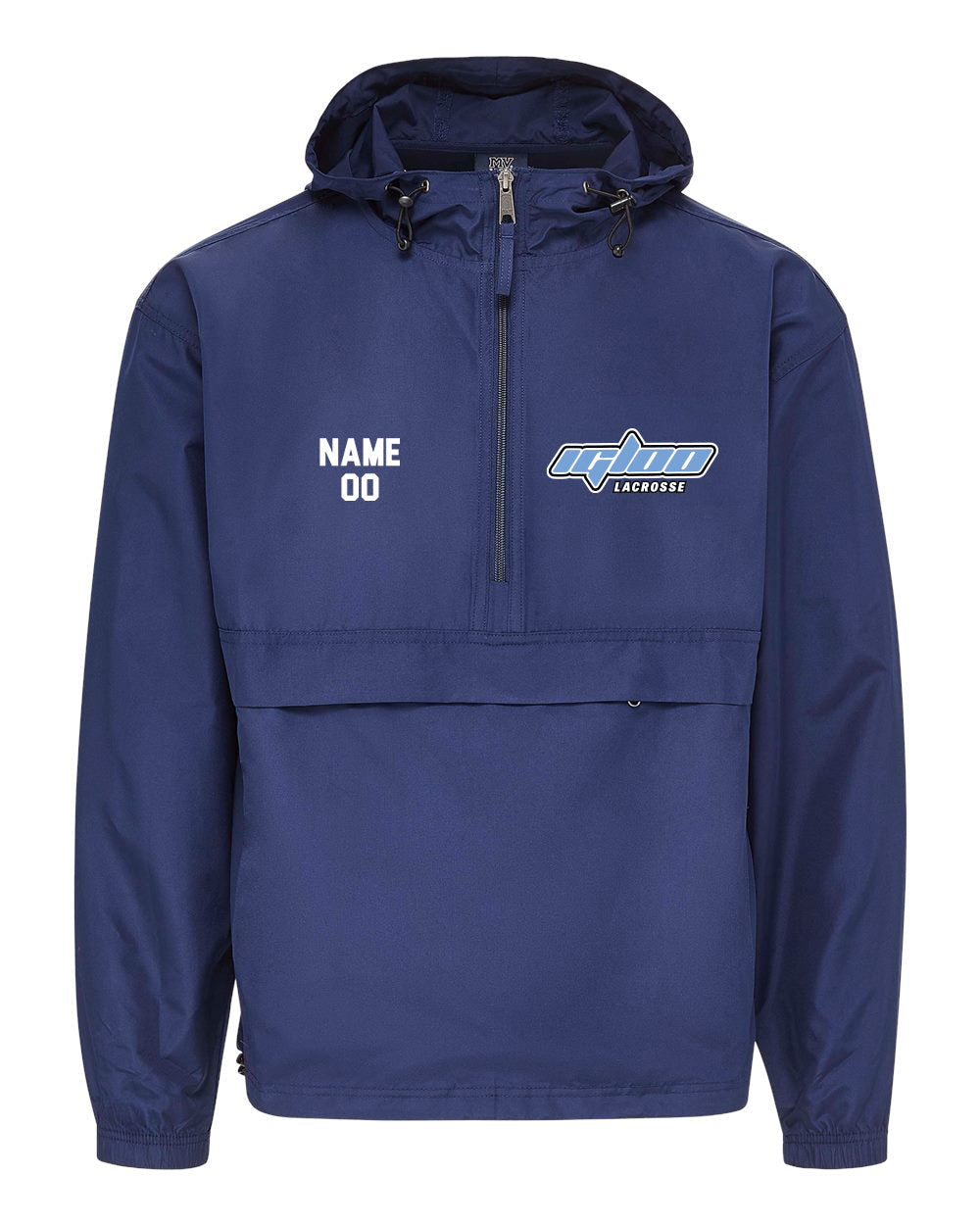 IGLOO LACROSSE Embroidered Packable Wind Breaker