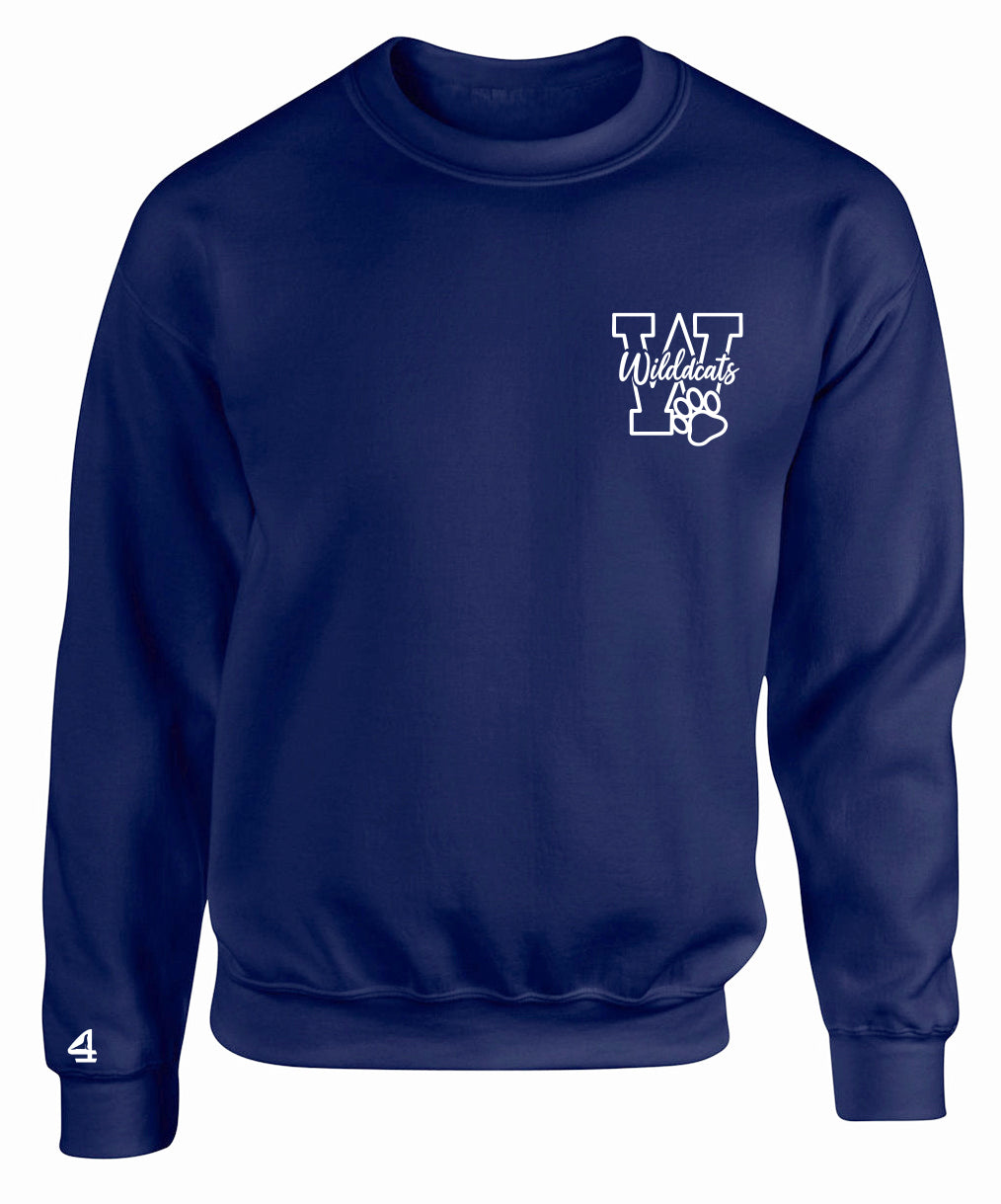 WATSON ELEMENTARY WILDCATS Spirit CrewNeck Sweatshirt