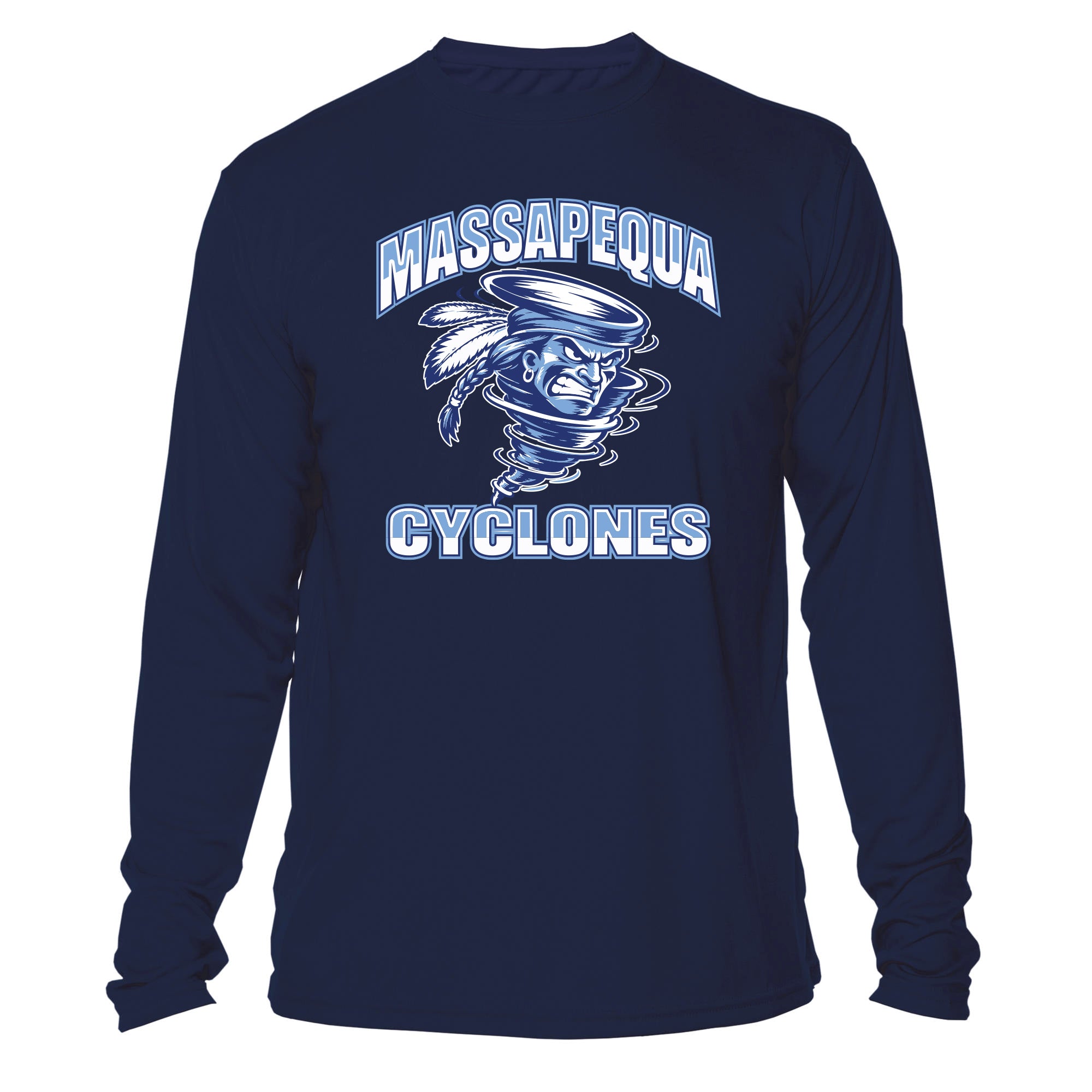 Massapequa Cyclones UPF 15+ MEN'S SOLAR LONG SLEEVE SHIRT