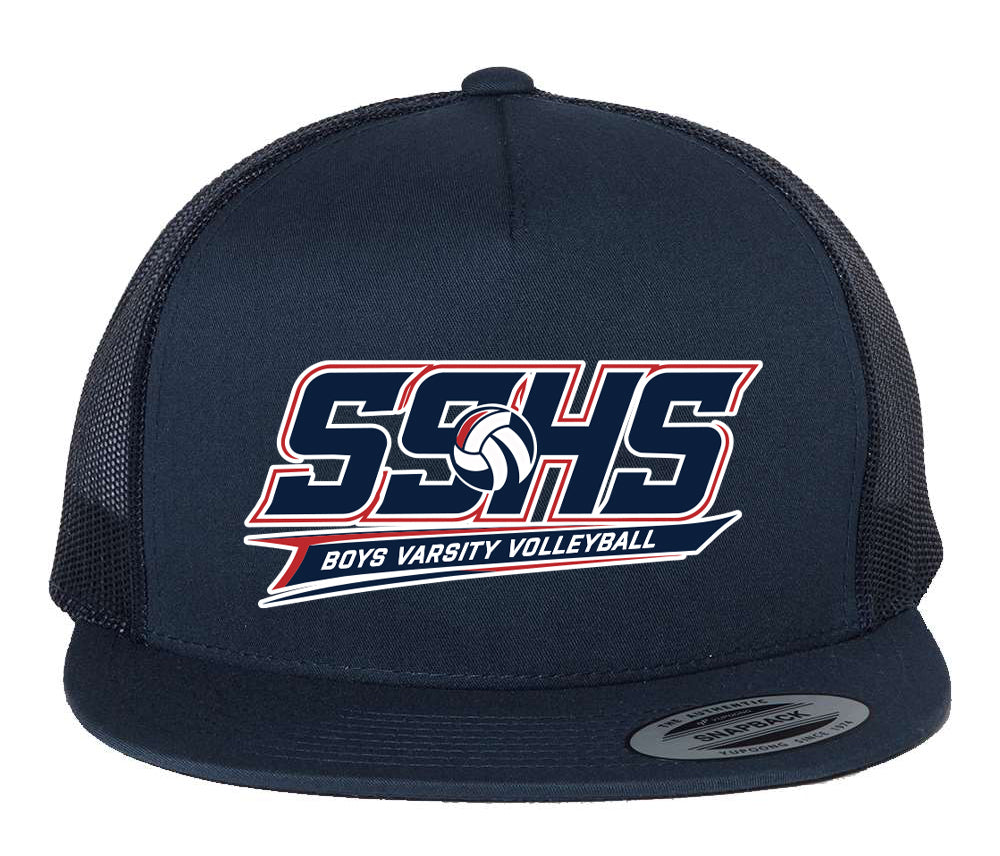 SSHS BOYS VARSITY VOLLEYBALL PRINTED SNAP BACK TRUCKER HAT
