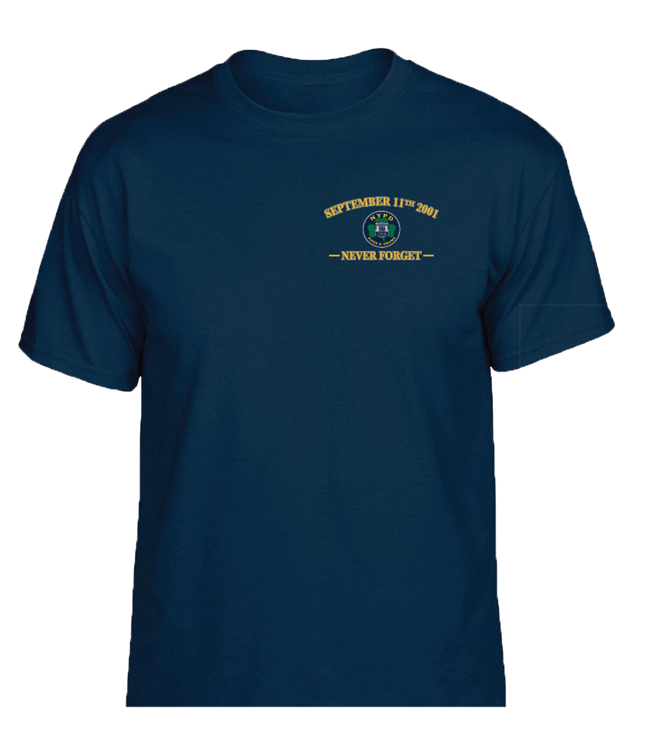 NYPD PIPES AND DRUMS 911 MEMORIAL CONCERT T-SHIRT