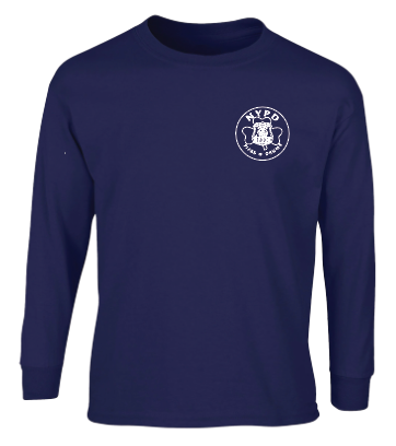 NYPD PIPES AND DRUMS initials Long Sleeve shirt
