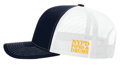 NYPD PIPES AND DRUMS Shamrock Trucker Hat