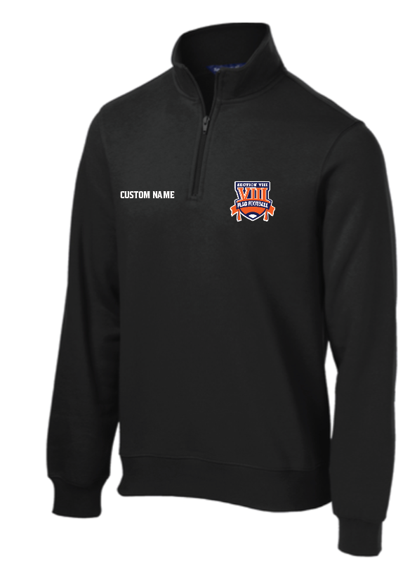 NASSAU COUNTY FLAG COACHING ASSOCIATION Embroidered 1/4 zip sweatshirt